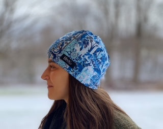 Andalusia Blue  Polartec Lined Winter Hat